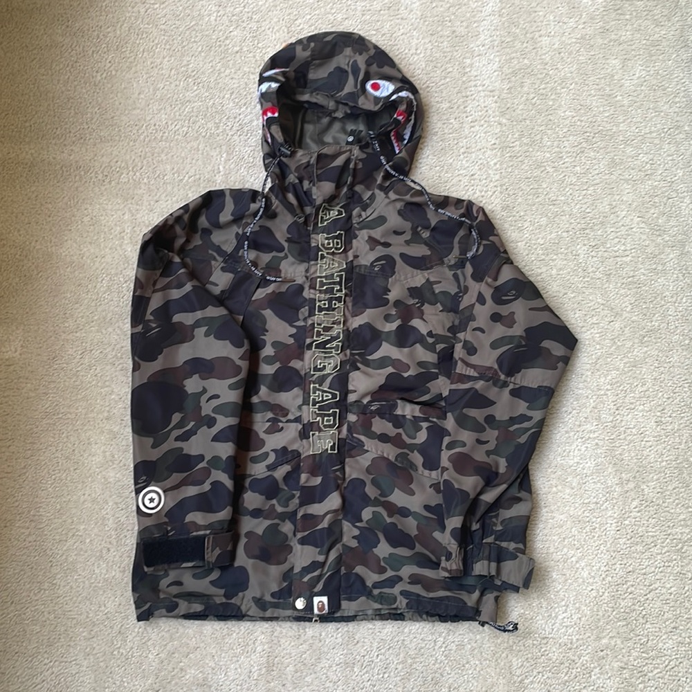 Bape Camo Windbreaker Large